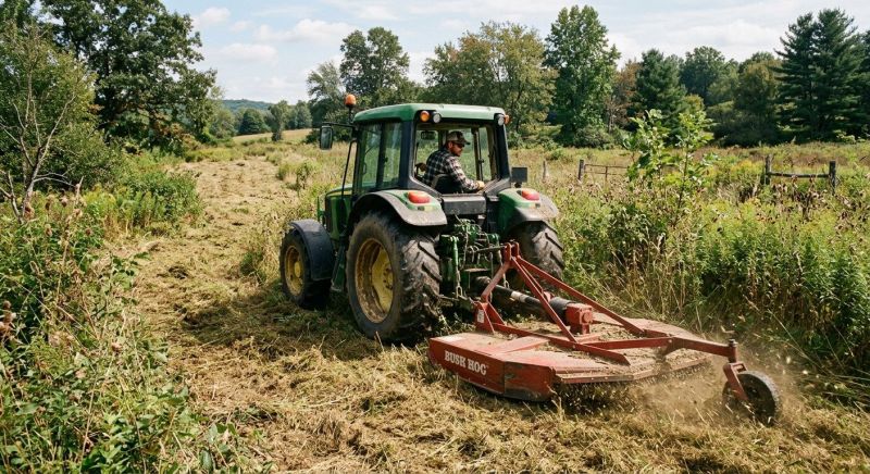 Pasture Bush Hogging in Calvert County, MD