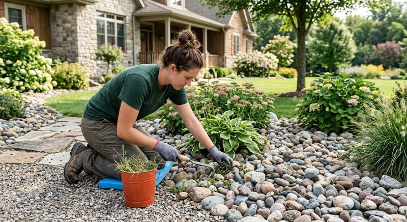 Rock Bed Weeding in Ventura County, CA