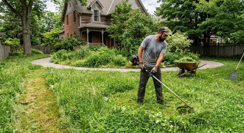 Overgrown Lawn Trimming in Bowie, MD