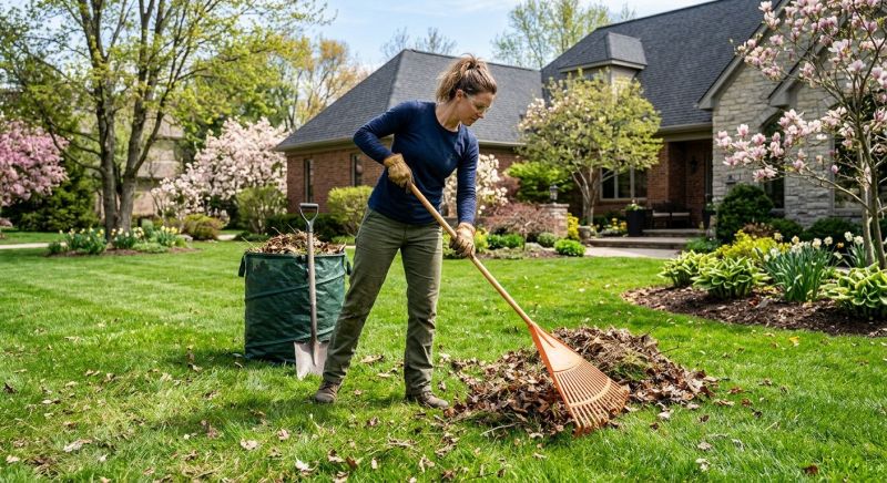 Spring Lawn Cleanup in Ventura County, CA