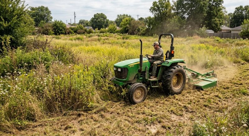 Tractor Mowing in Calvert County, MD